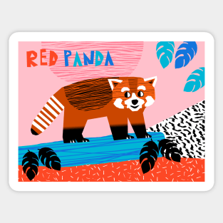 R is for Red Panda Sticker